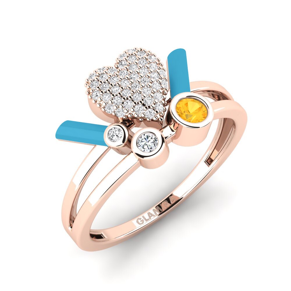 Citrine Ring Loveglow