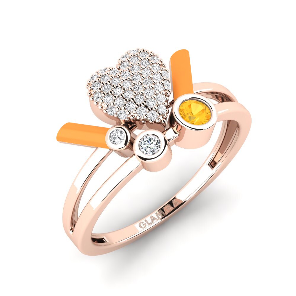 Citrine Ring Loveglow