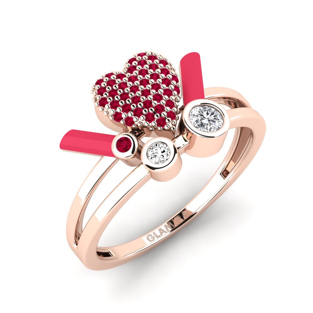 Moissanita Anillo Loveglow
