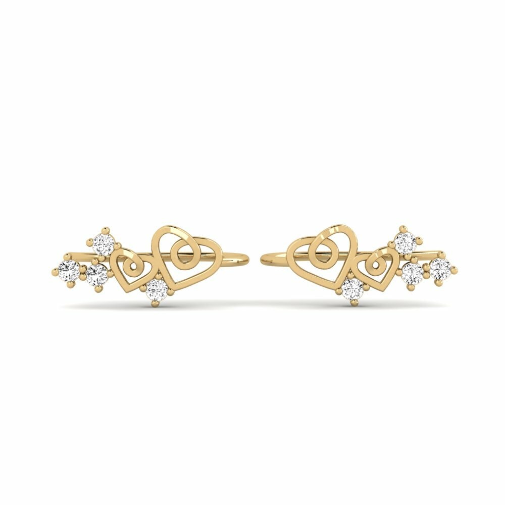 Boucle d'oreille femme Maemae Moissanite