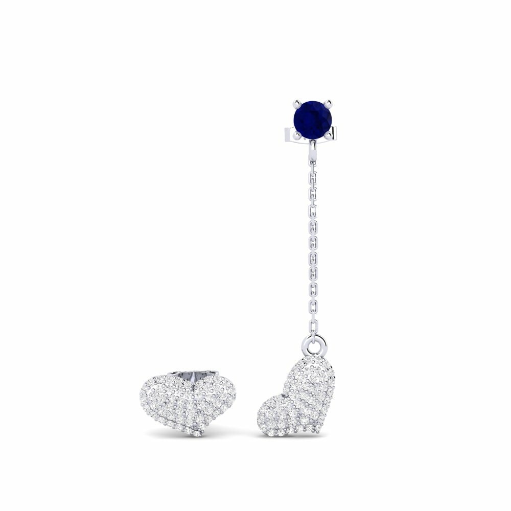 Saphir Boucle d'oreille femme Maxabbat Set