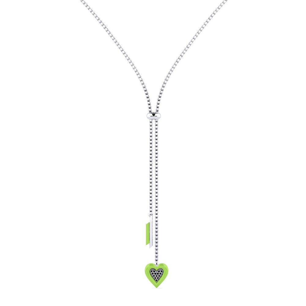 Black Sapphire Women's Necklace Passaggio