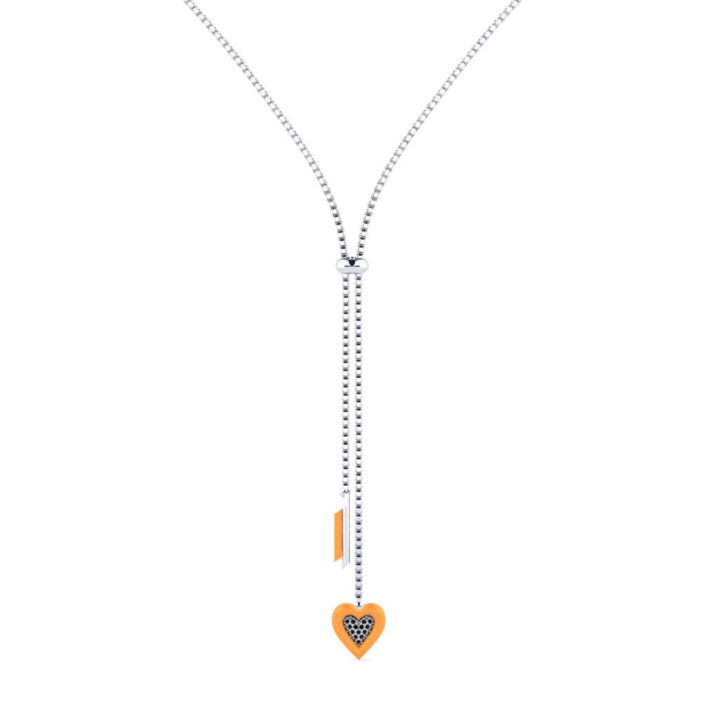 Black Sapphire Women's Necklace Passaggio