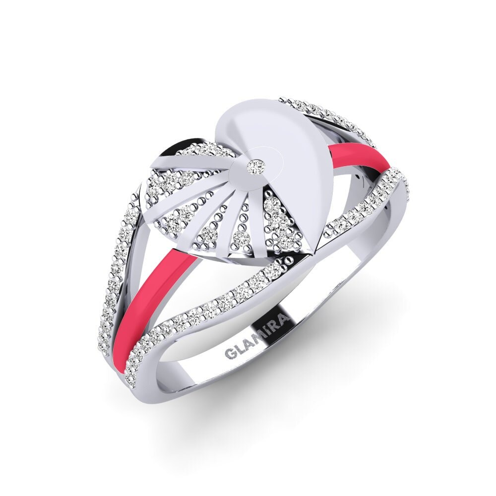 Moissanita Anillo Pedestal