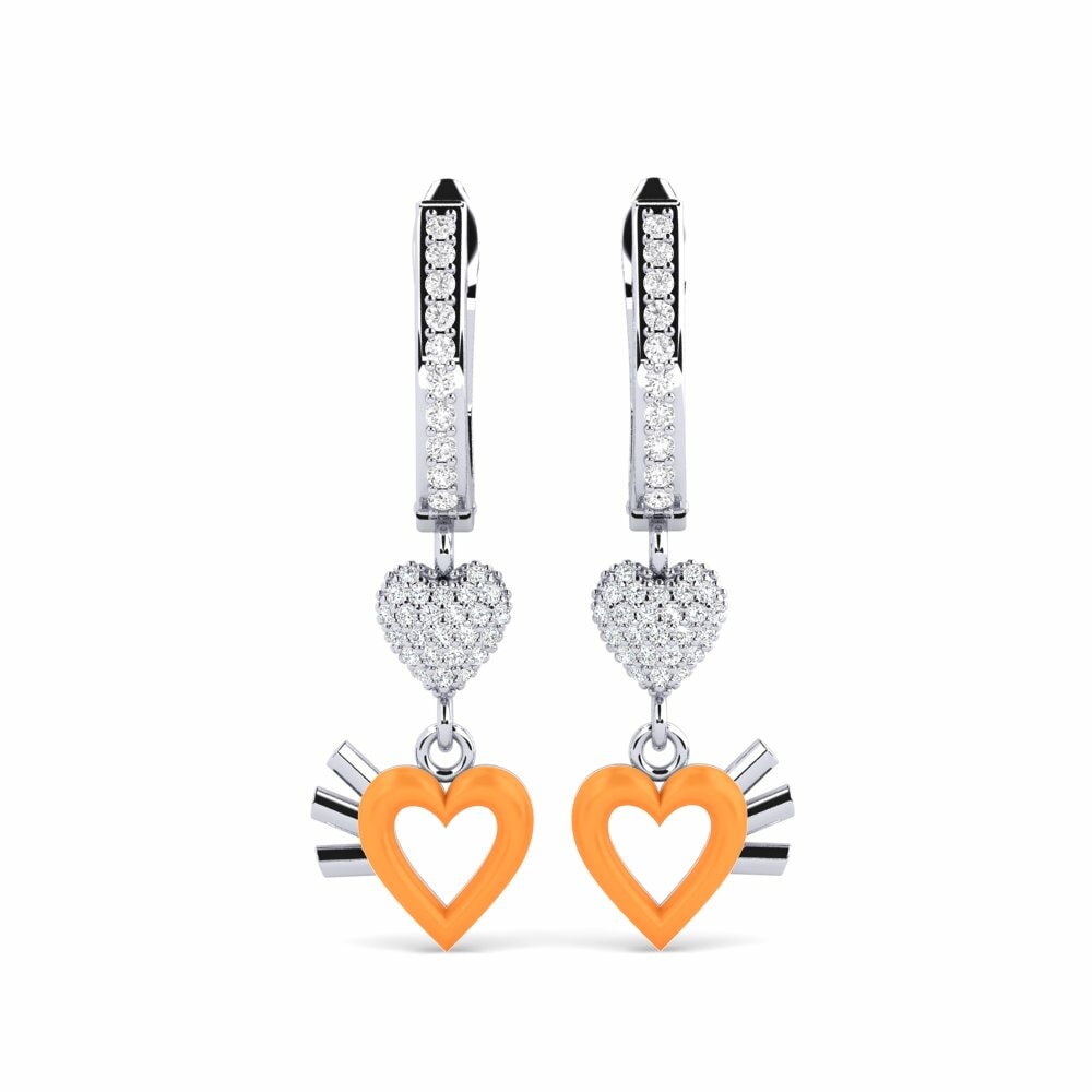 Zirkoon Dames Oorbellen Percezione