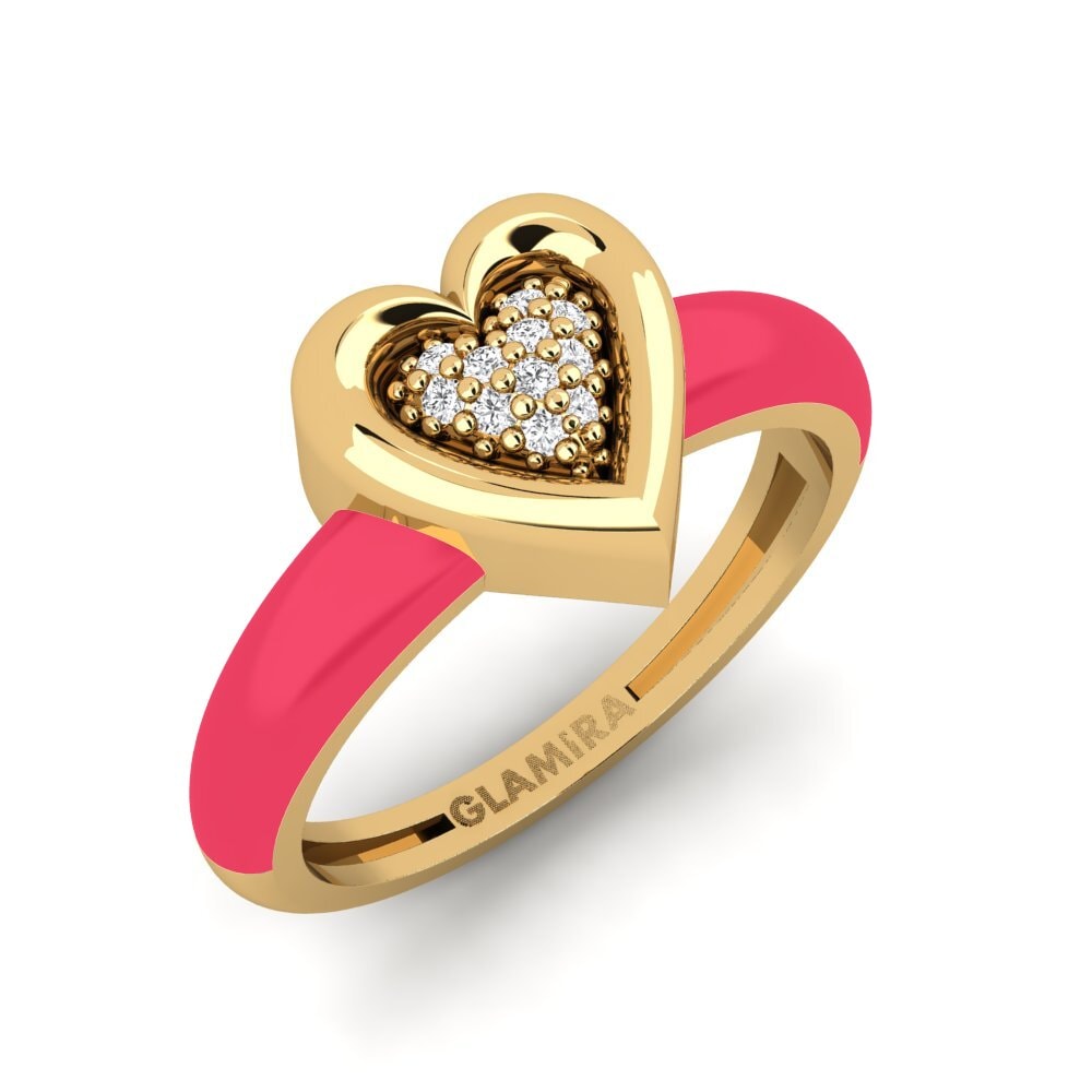 Zafiro blanco Anillo meñique Piccoamore