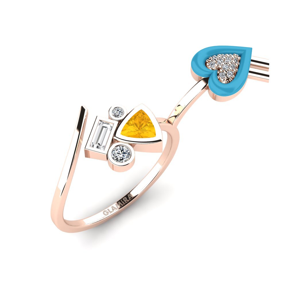 Citrine Ring Polpo