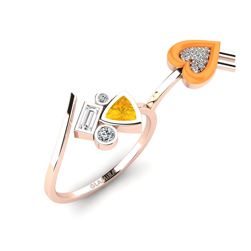 Citrine Ring Polpo