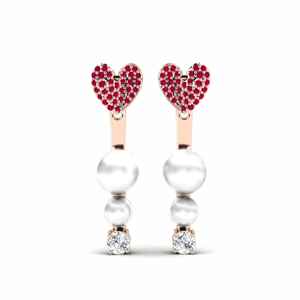 Moissanite Women's Earring Pure Heart