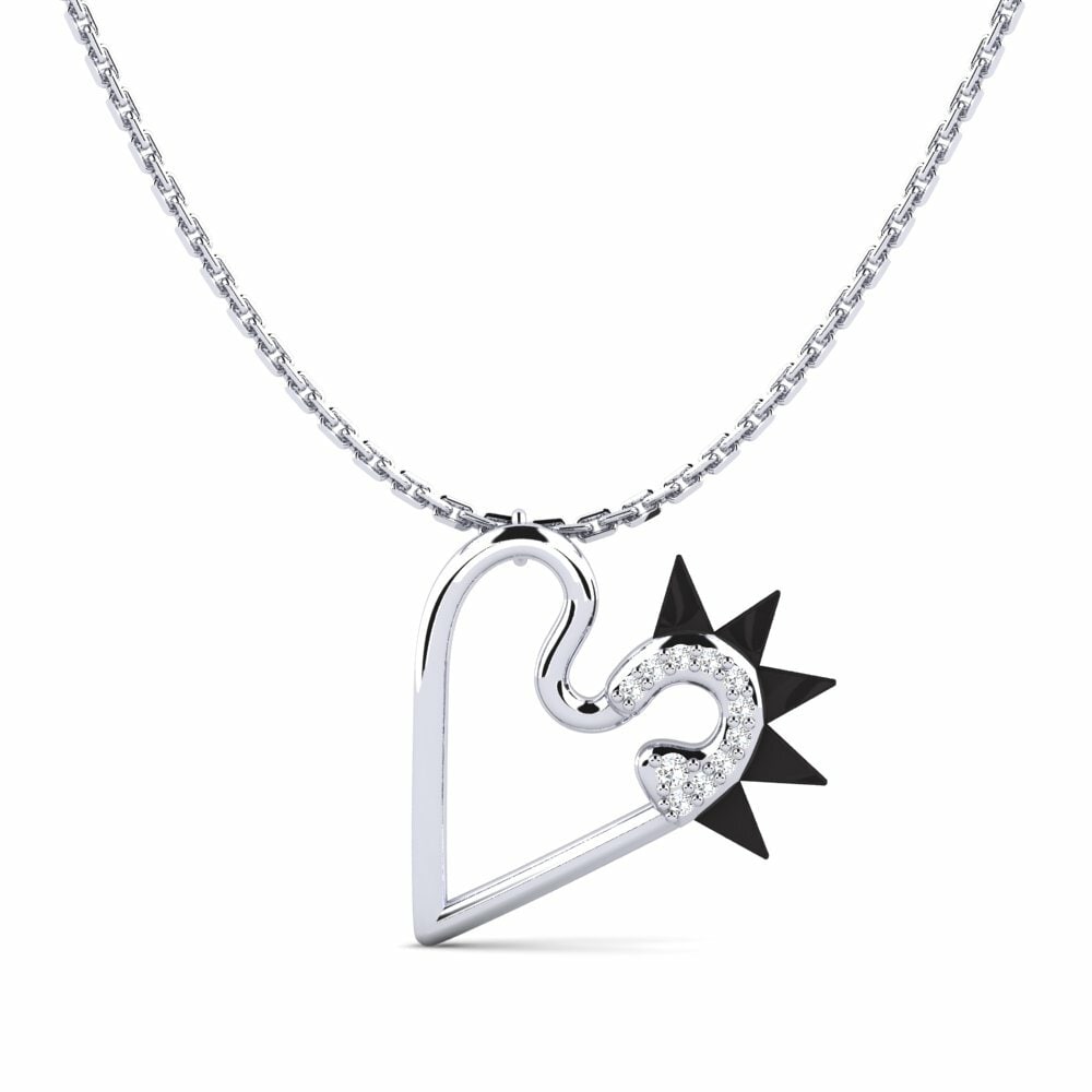 Zirconia Women's Pendant Safetypin