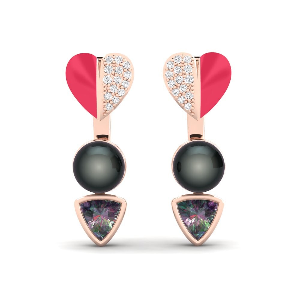 Mystic Topaz Women's Earring Sepia