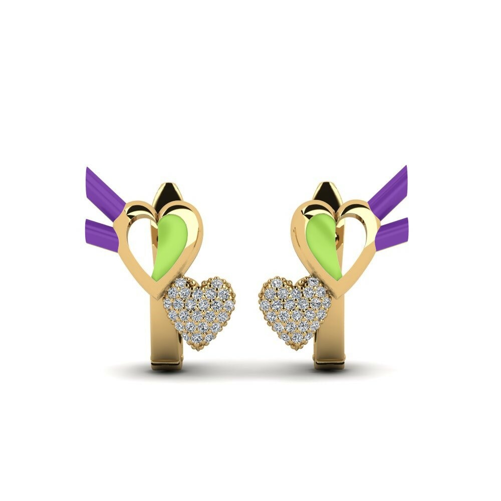 Zirkoon Dames Oorbellen Specchi