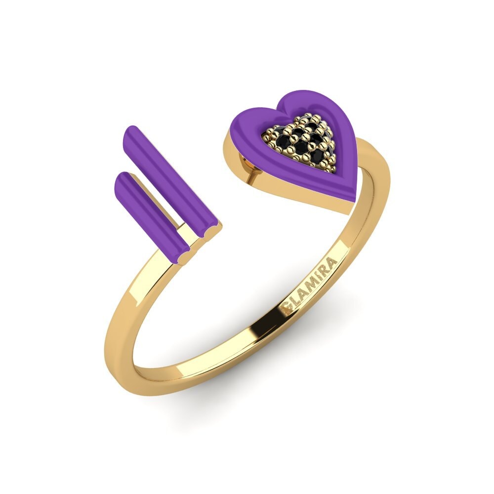 Diamante Negro Anillo Stagi