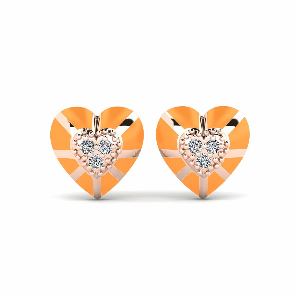 Zirkoon Dames Oorbellen Sundown