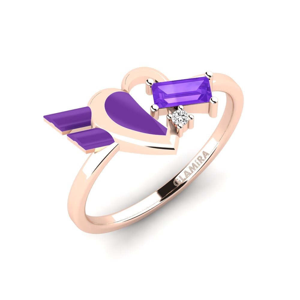 Amethyst Ring Tinselove