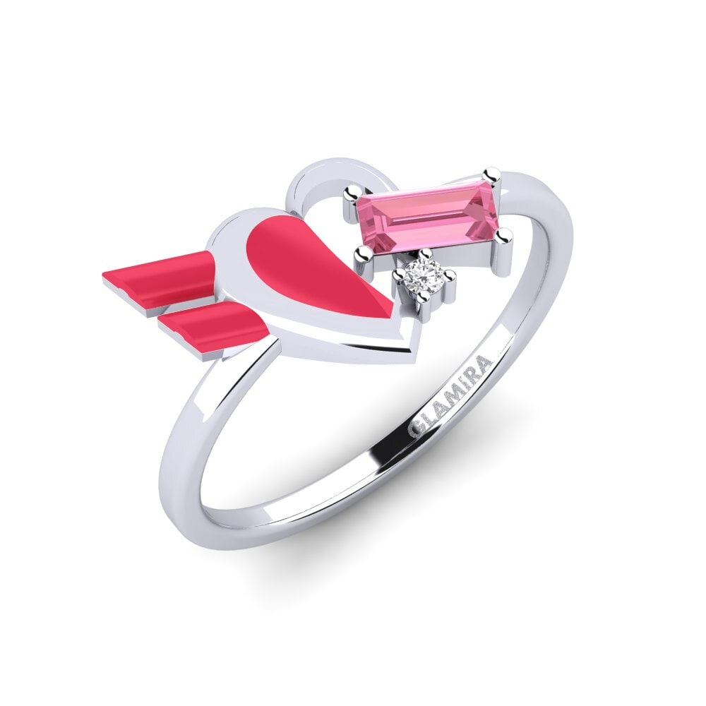 Weißgold 375 Ring Tinselove