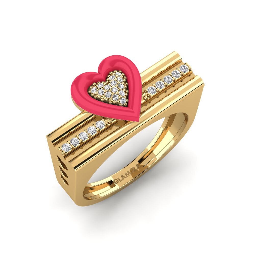 Zafiro blanco Anillo Tirarelove