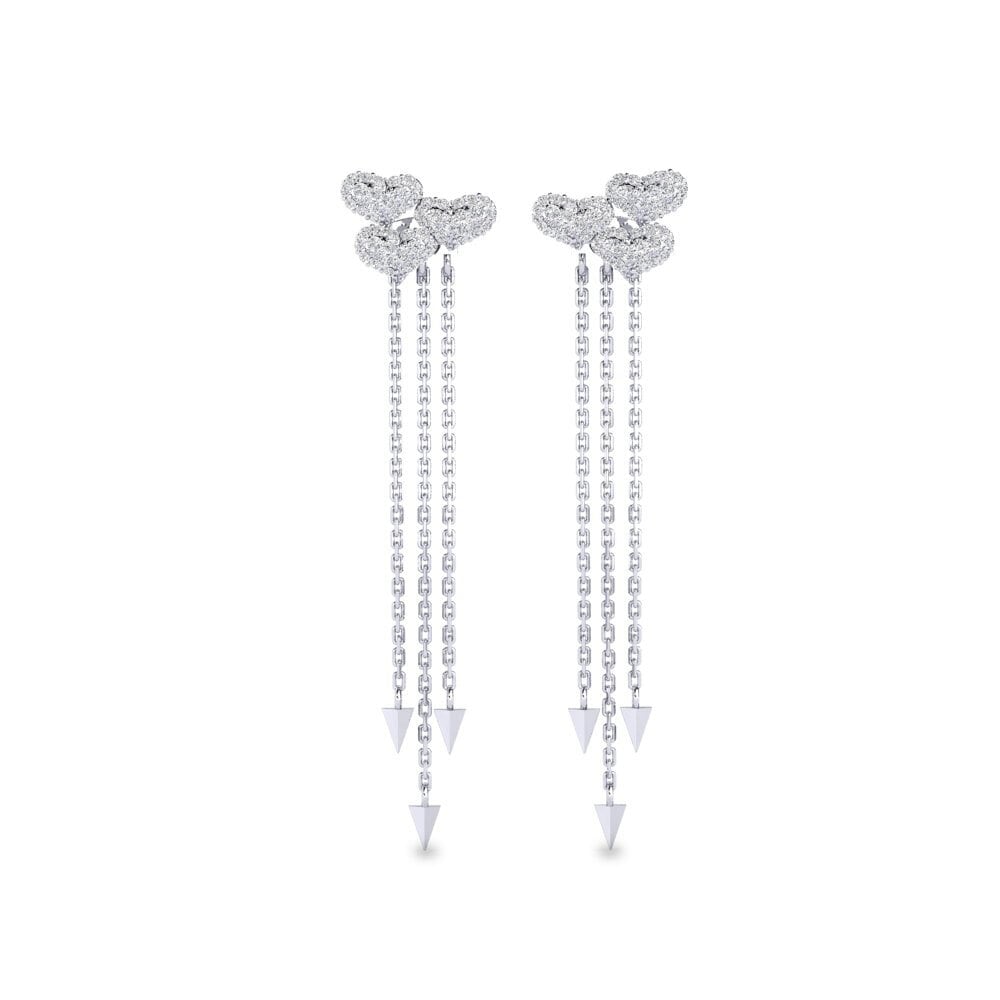 950 Palladium Women's Earring Wansch