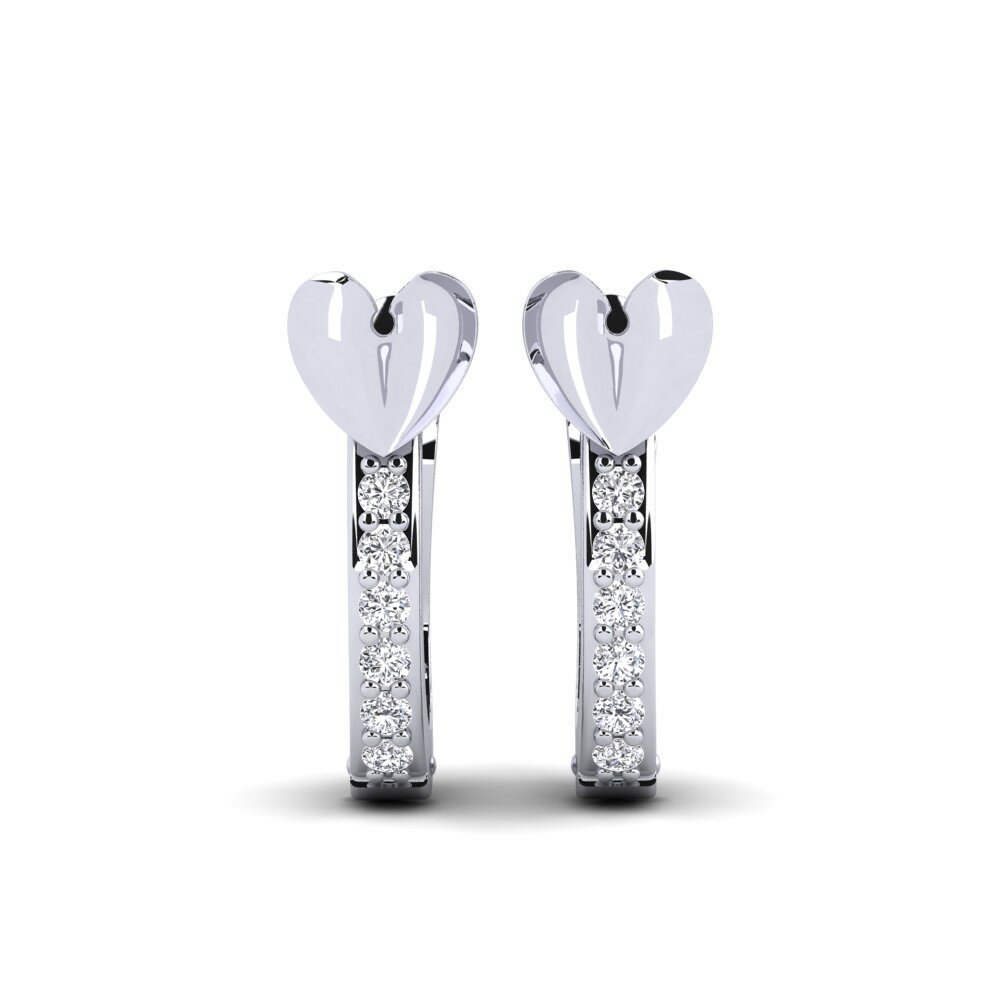 18k White Gold Women's Earring Yaretzi