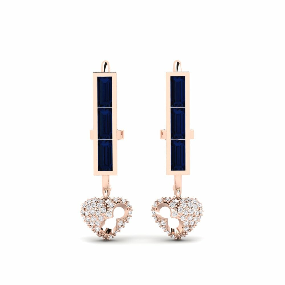 Sapphire Women's Earring Zuiver