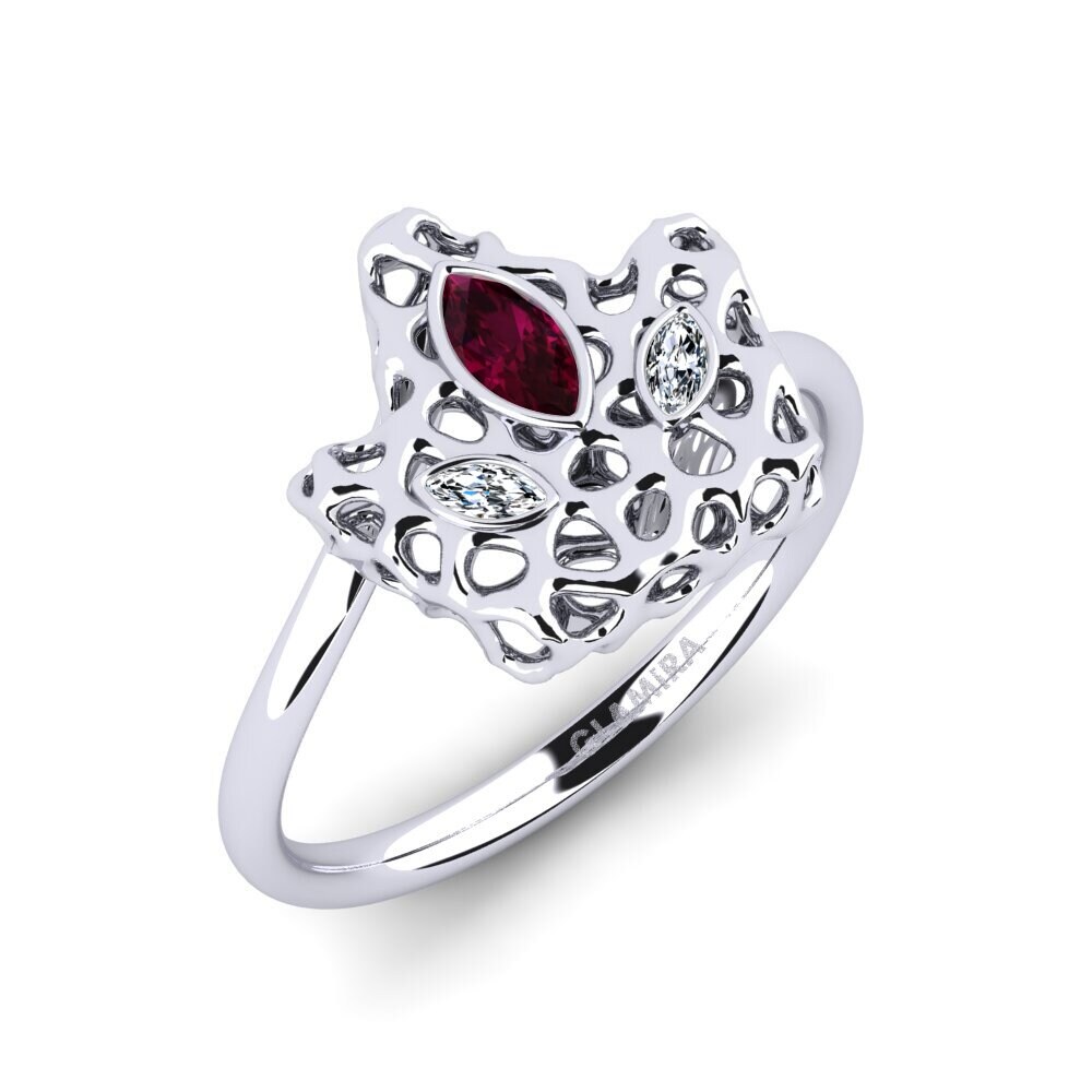 Marquise Rhodolite Garnet Ring Aivap