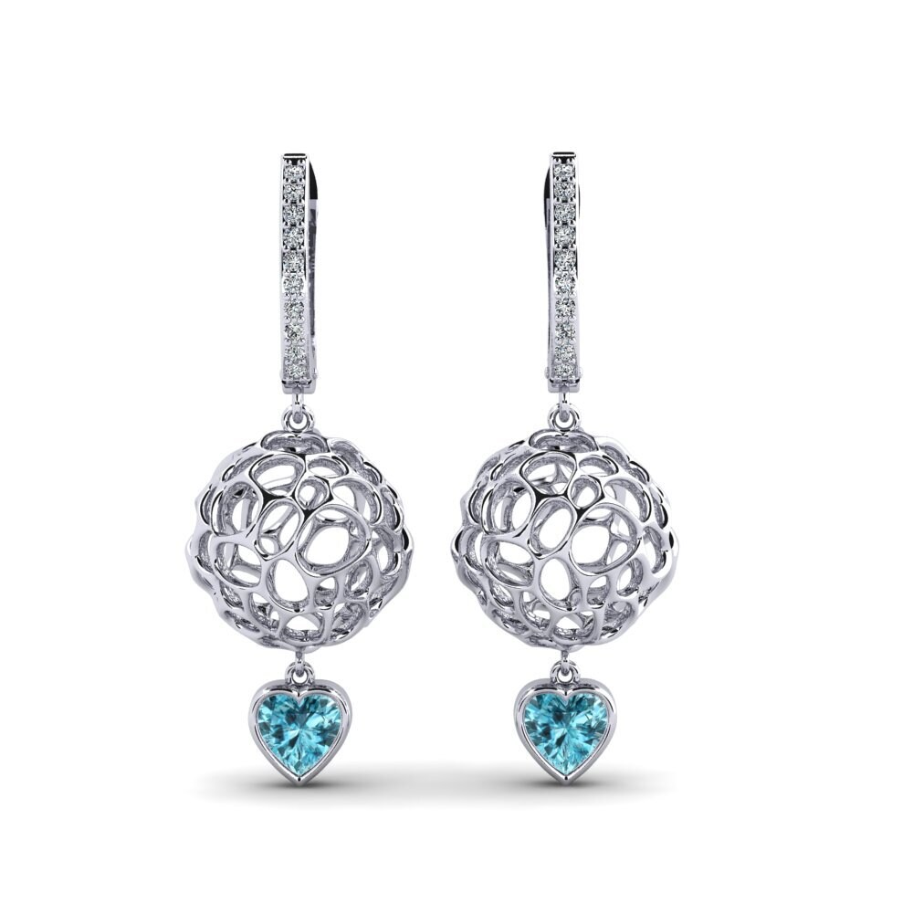 Blue Zircon Women's Earring Accourir