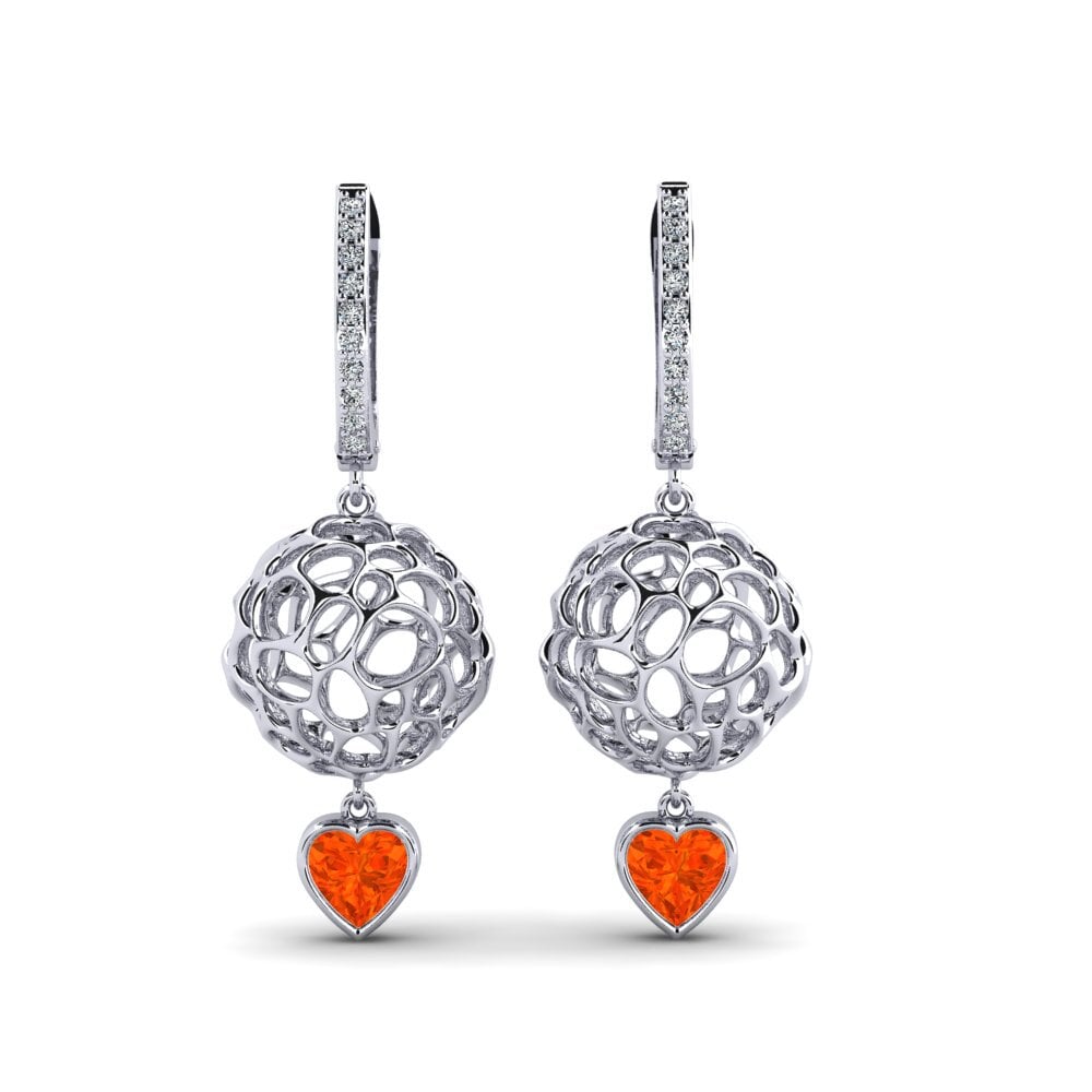 Fire Opal Women's Earring Accourir