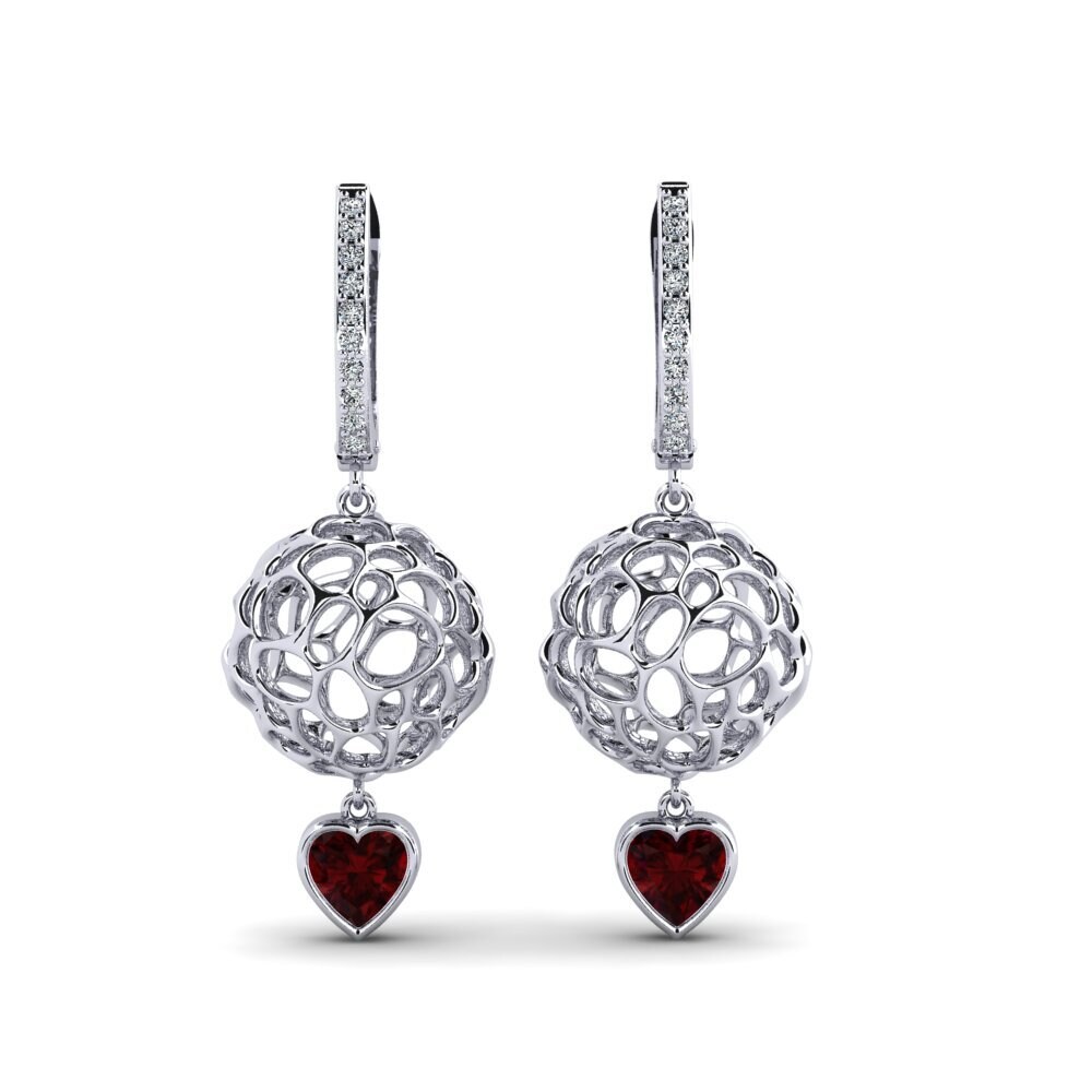 Garnet Women's Earring Accourir
