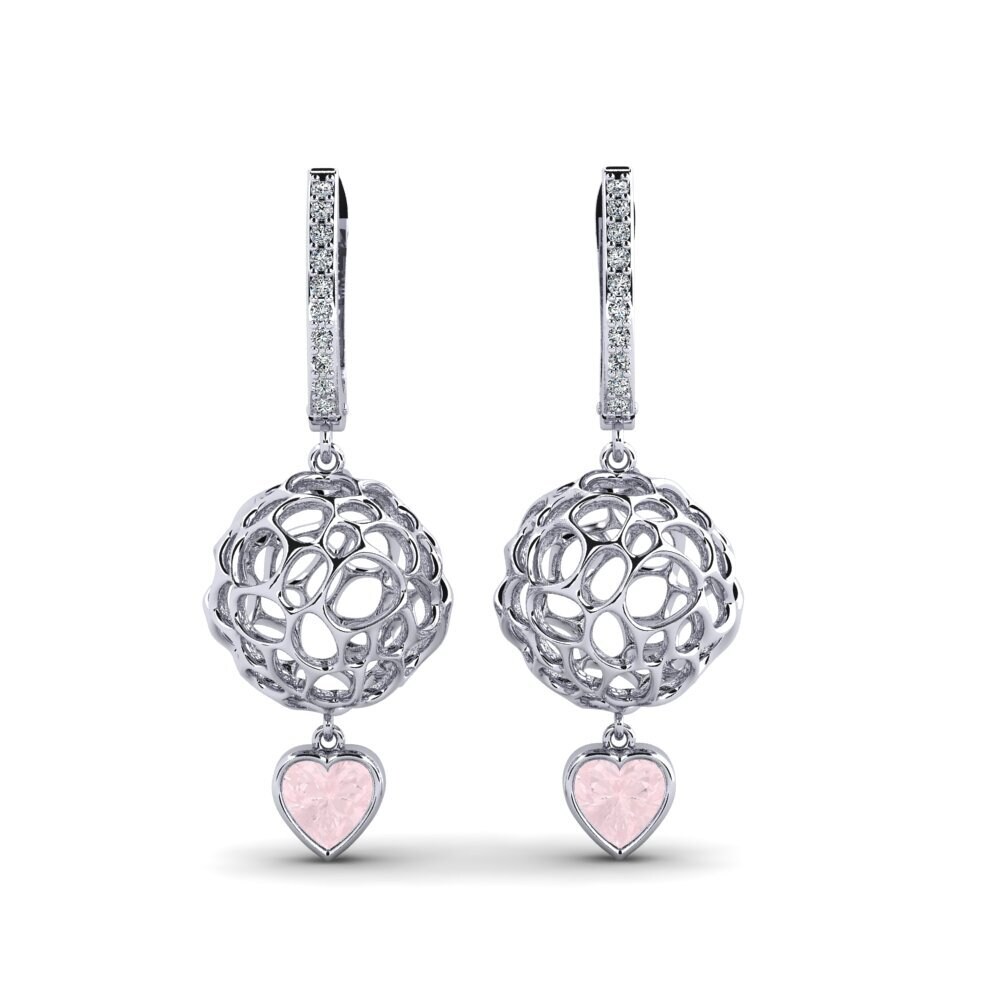 Rose Quartz Women's Earring Accourir