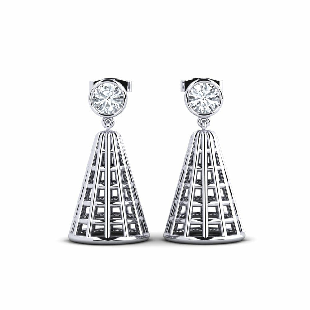 White Zircon Women's Earring Ahpob