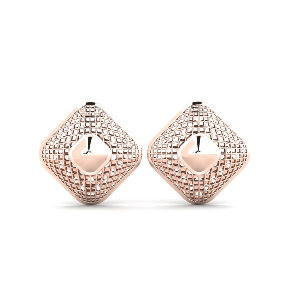 9k Rose Gold Earring Caerleon