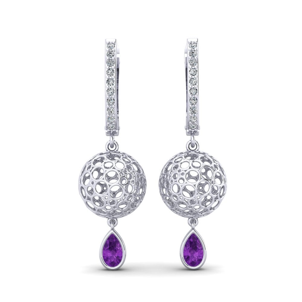 Pear Amethyst Women's Earring Herriott