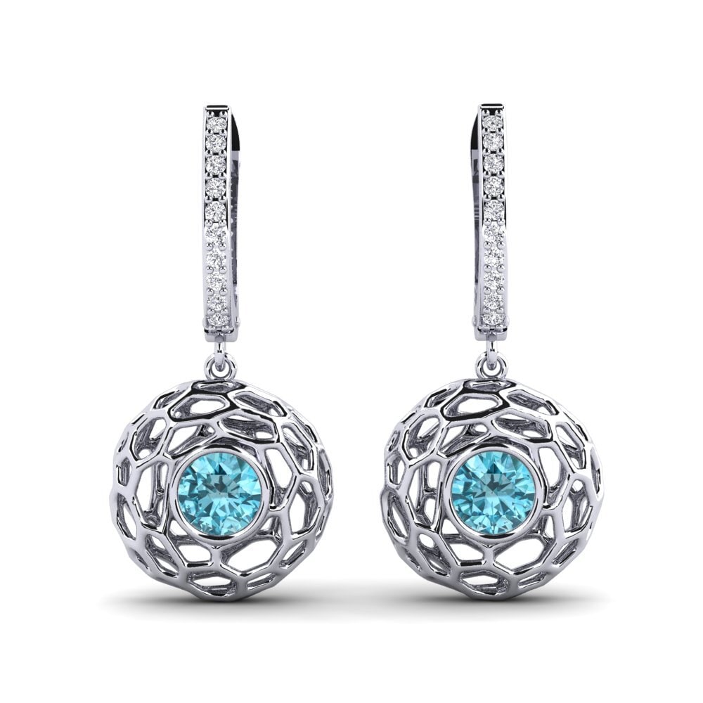 Blue Zircon Women's Earring Hiner