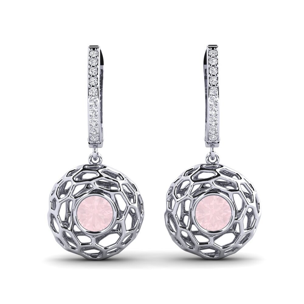 Rose Quartz Women's Earring Hiner