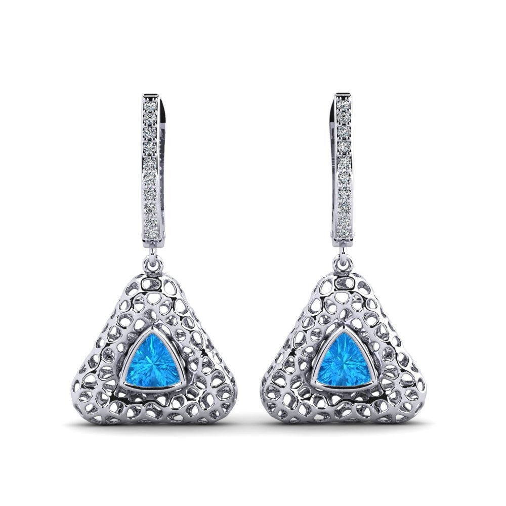 Blue Topaz Women's Earring Zacharie