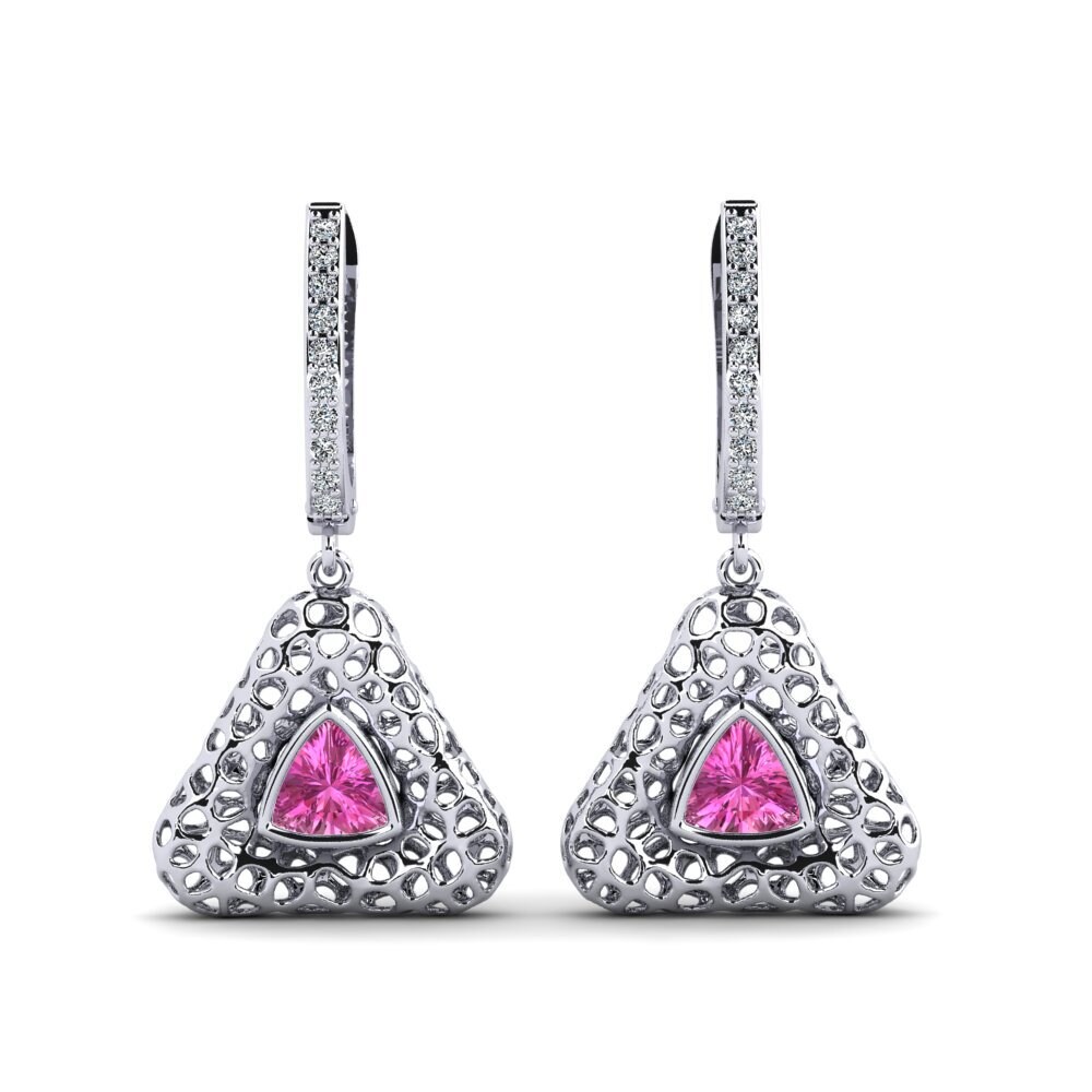 Pink Topaz Women's Earring Zacharie