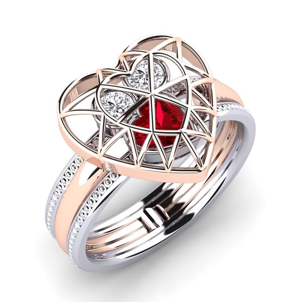 Red Zirconia Ring Estatelas