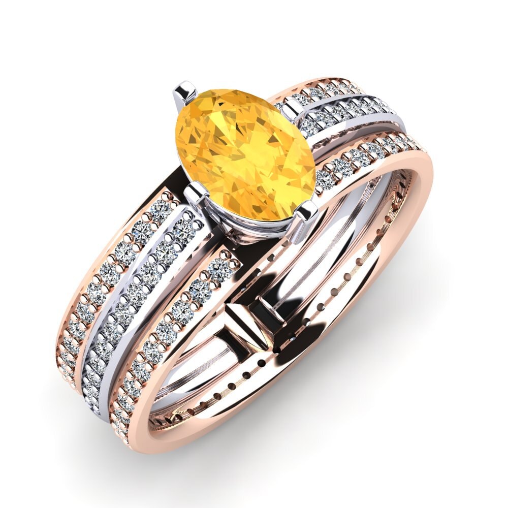Citrine Engagement Ring Juvenile