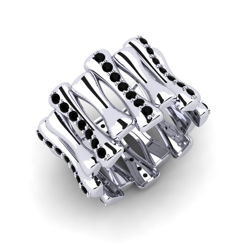 Schwarzer Onyx Ring Molter