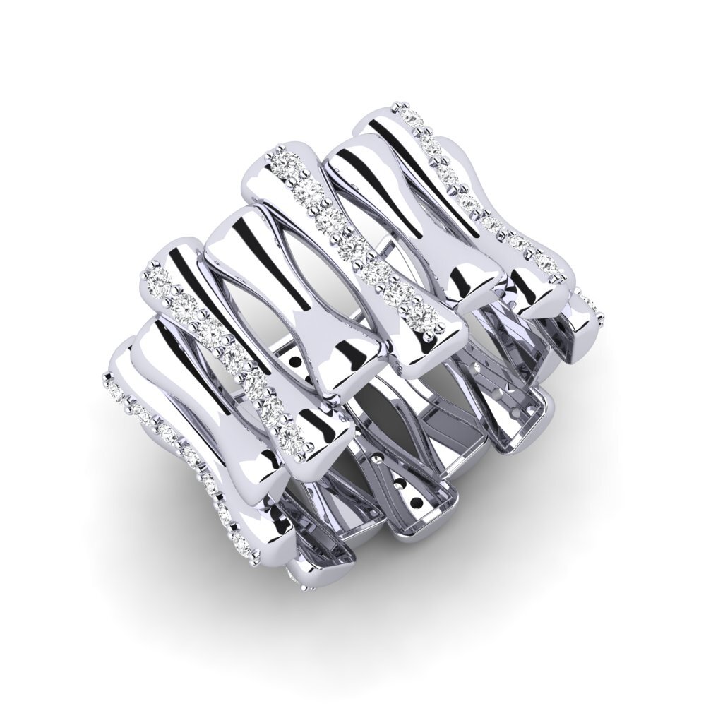 Weißer Saphir Ring Molter