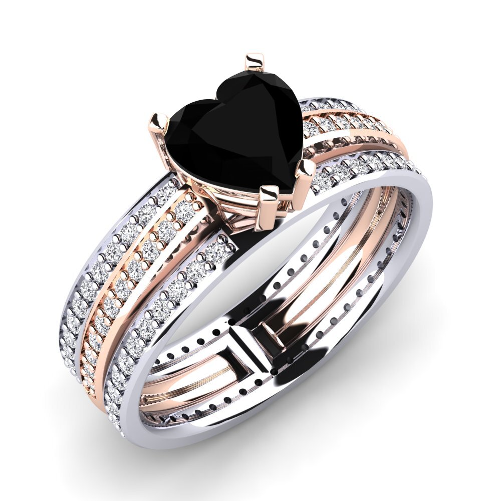 Black Onyx Engagement Ring Preavis