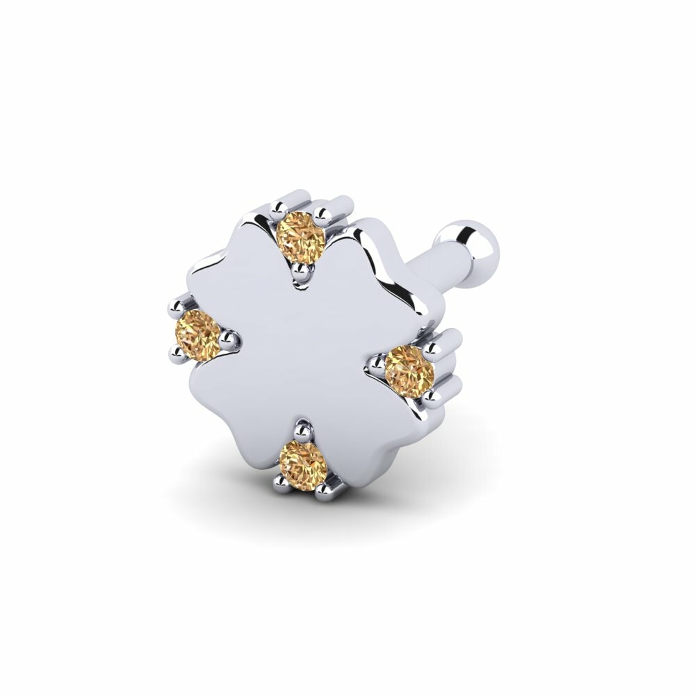 Bruine Diamant Neus Pin Acetaz