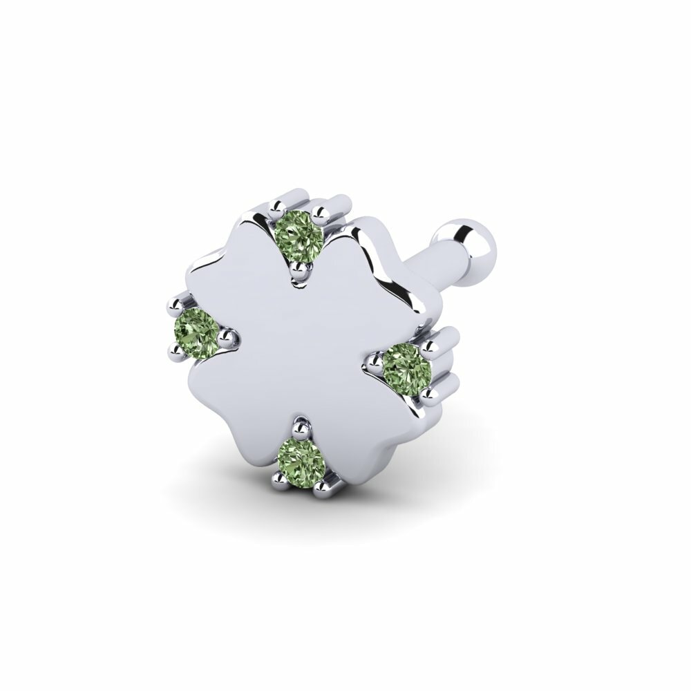 Groene Diamant Neus Pin Acetaz