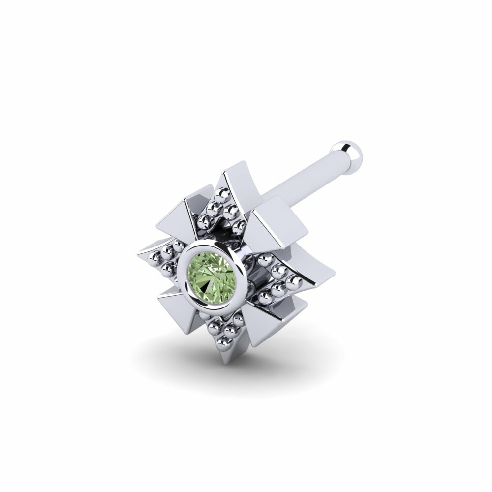 Groene Diamant Neus Pin Aspishes