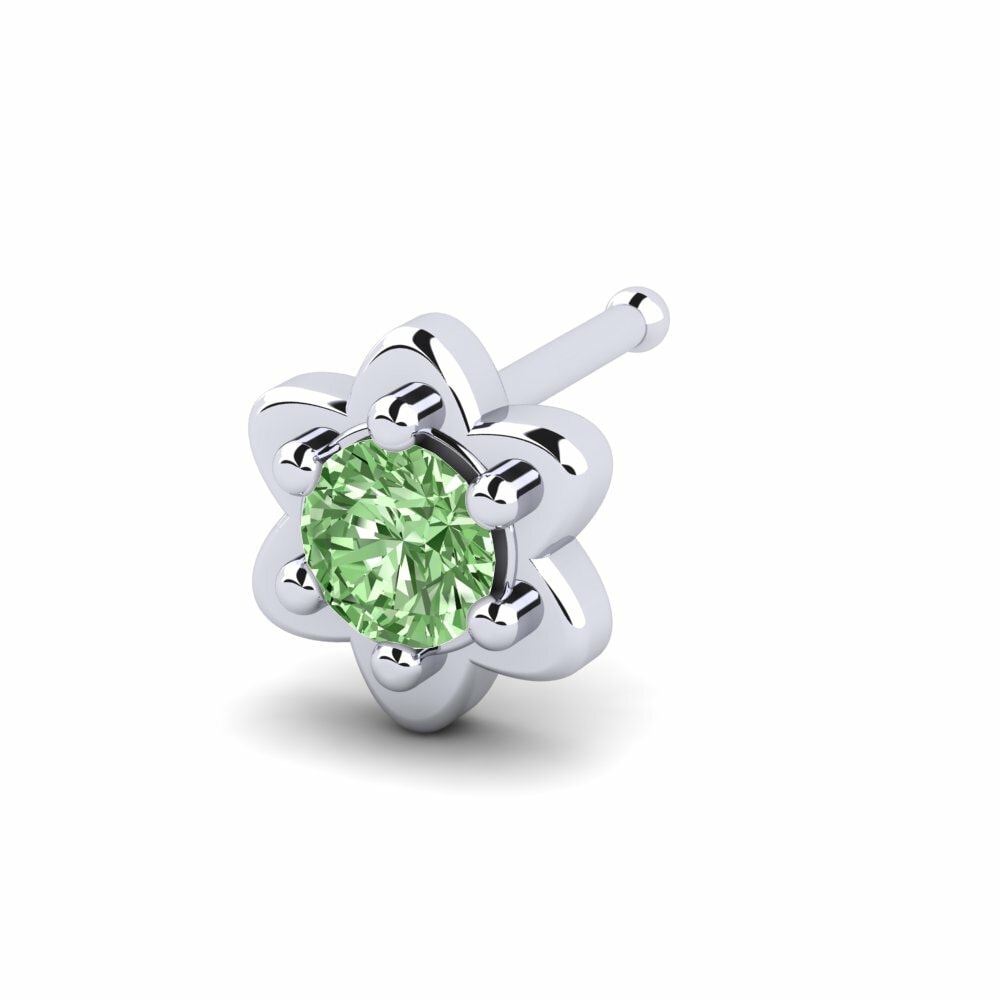 Green Diamond Nose Pin Betiy