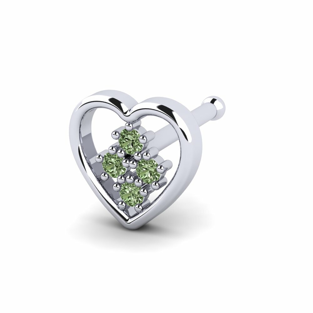 Groene Diamant Neus Pin Boluses