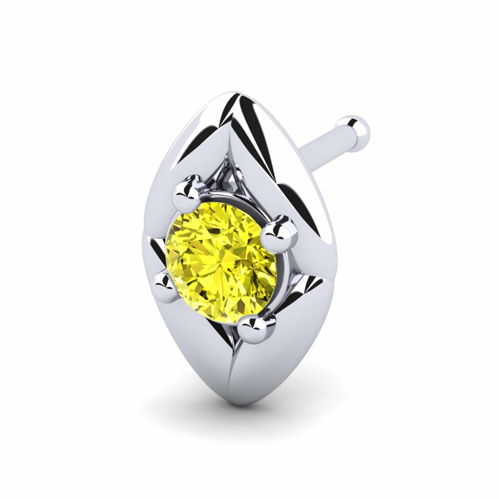 Yellow Diamond Nose Pin Chinox