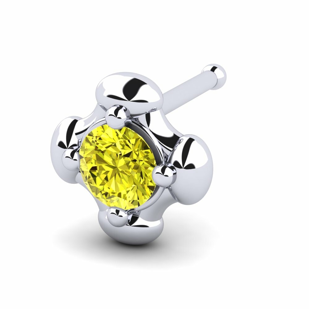 Yellow Diamond Nose Pin Dozenix