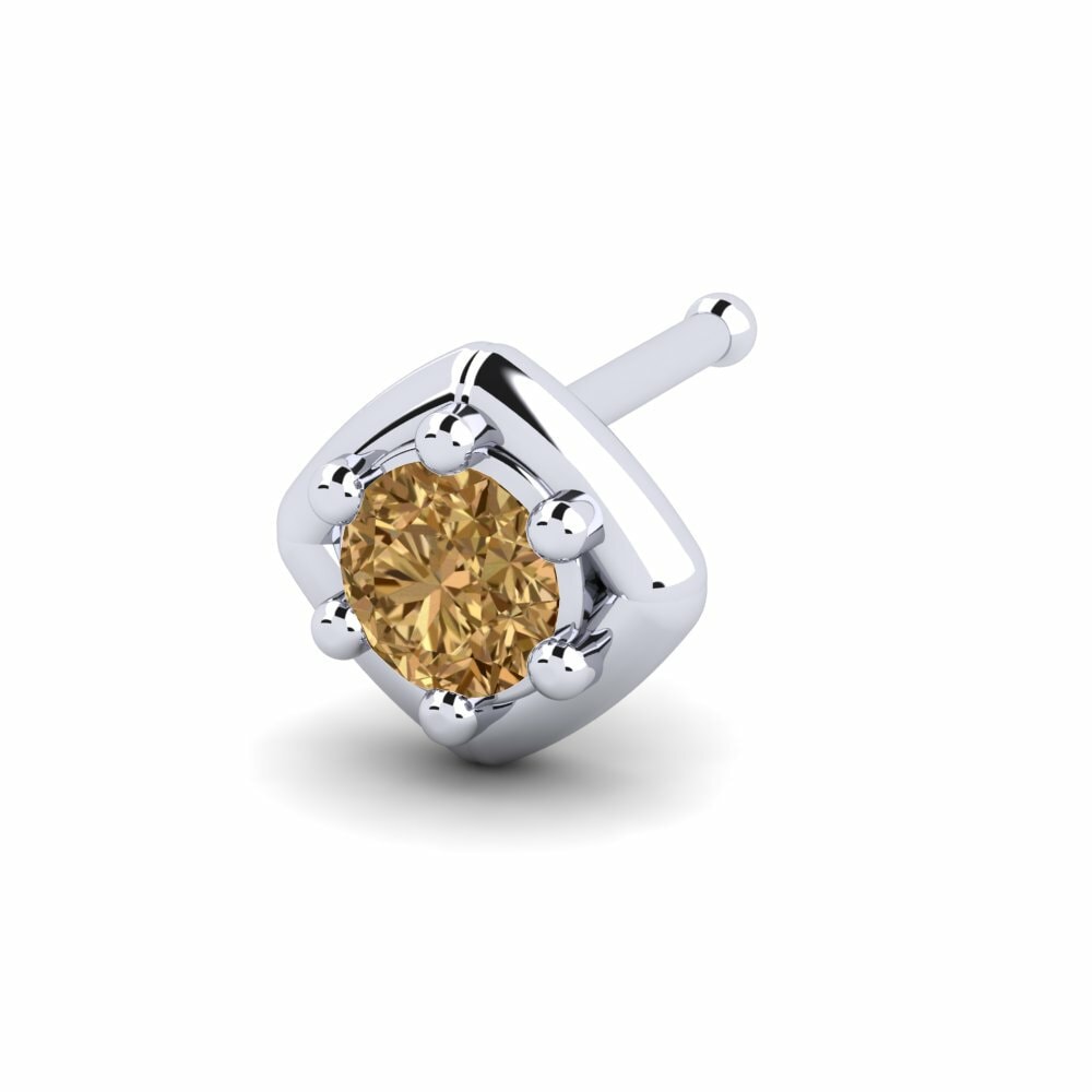 Bruine Diamant Neus Pin Endecredism