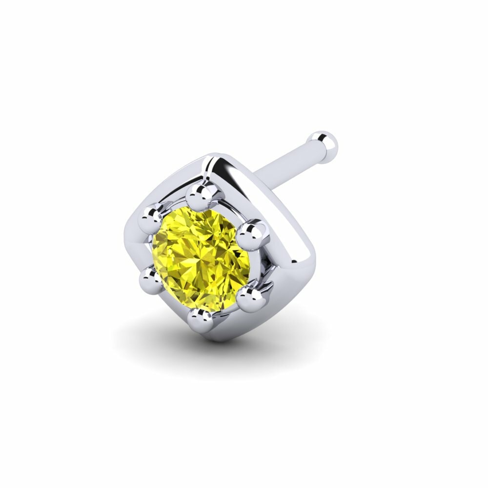 Gele Diamant Neus Pin Endecredism